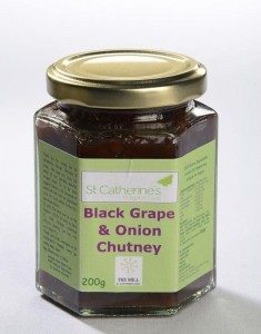 St Catherine’s Black Grape & Onion Chutney (200g)